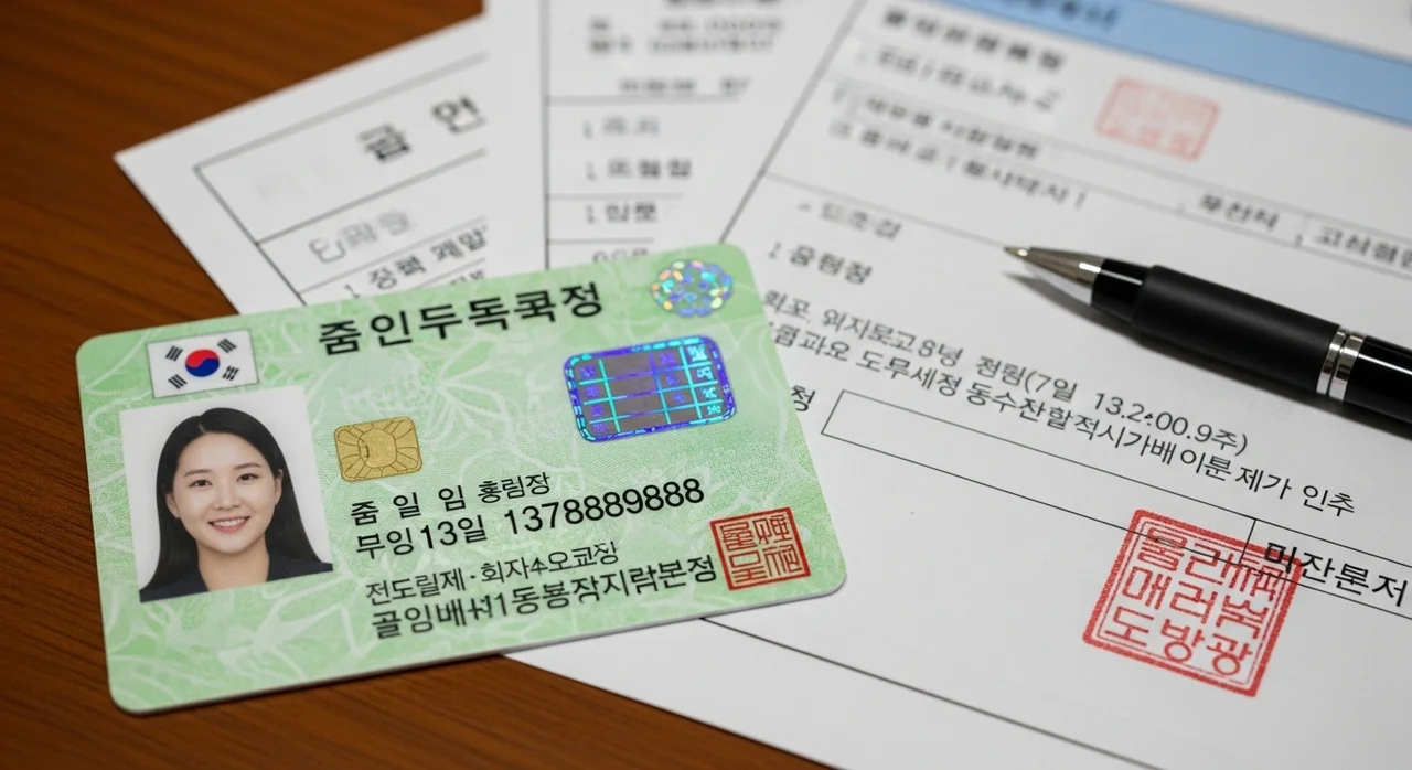 신청 전 필수 준비물 체크리스트