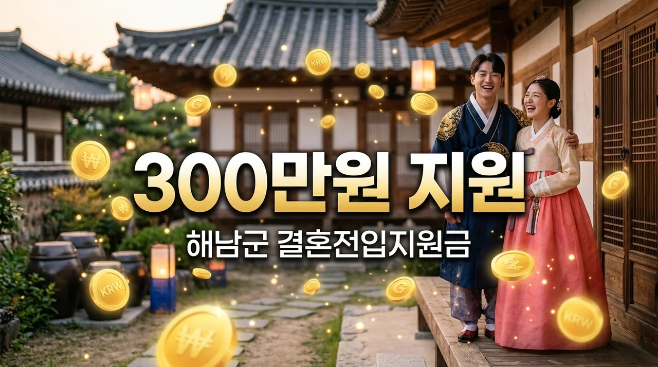 해남 혼인신고 후 300만원 받는 법, 결혼전입지원금 신청 완벽 정리