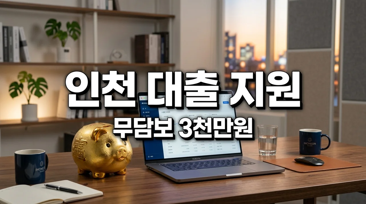 인천 사장님 주목! 담보 없이 3,000만원 대출 및 이자 지원받는 법