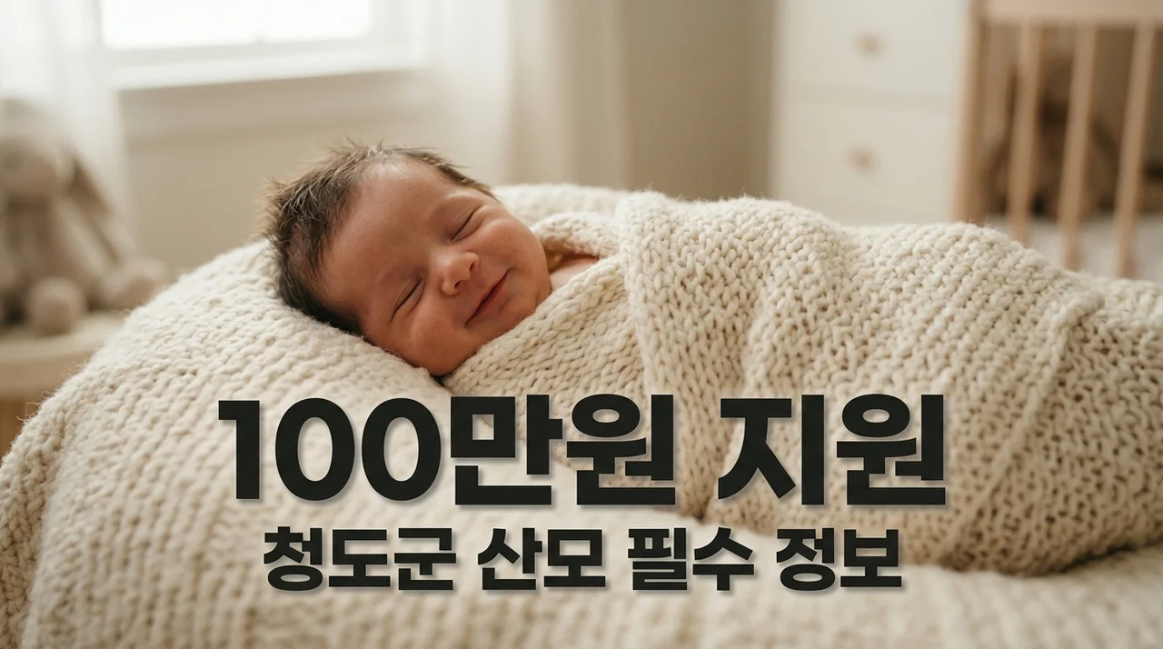 청도군 산모 주목! 산후조리원비부터 한약까지 100만원 지원받기