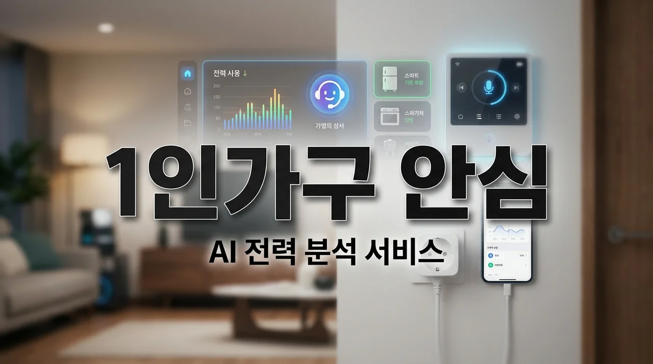 혼자 살아도 안심하세요: AI 전력 안부 확인 서비스 신청 방법
