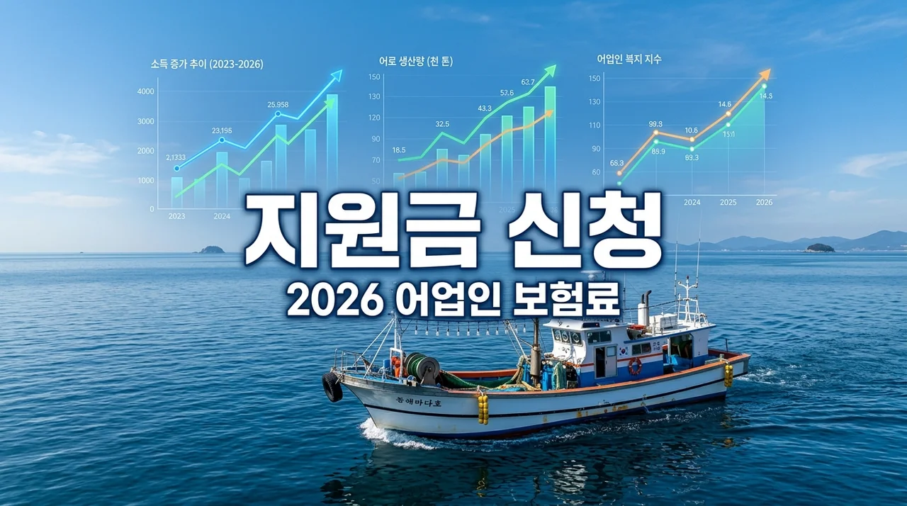 2026년 수산정책보험료 지원 대상, 어선어업인 수협 신청 방법 총정리