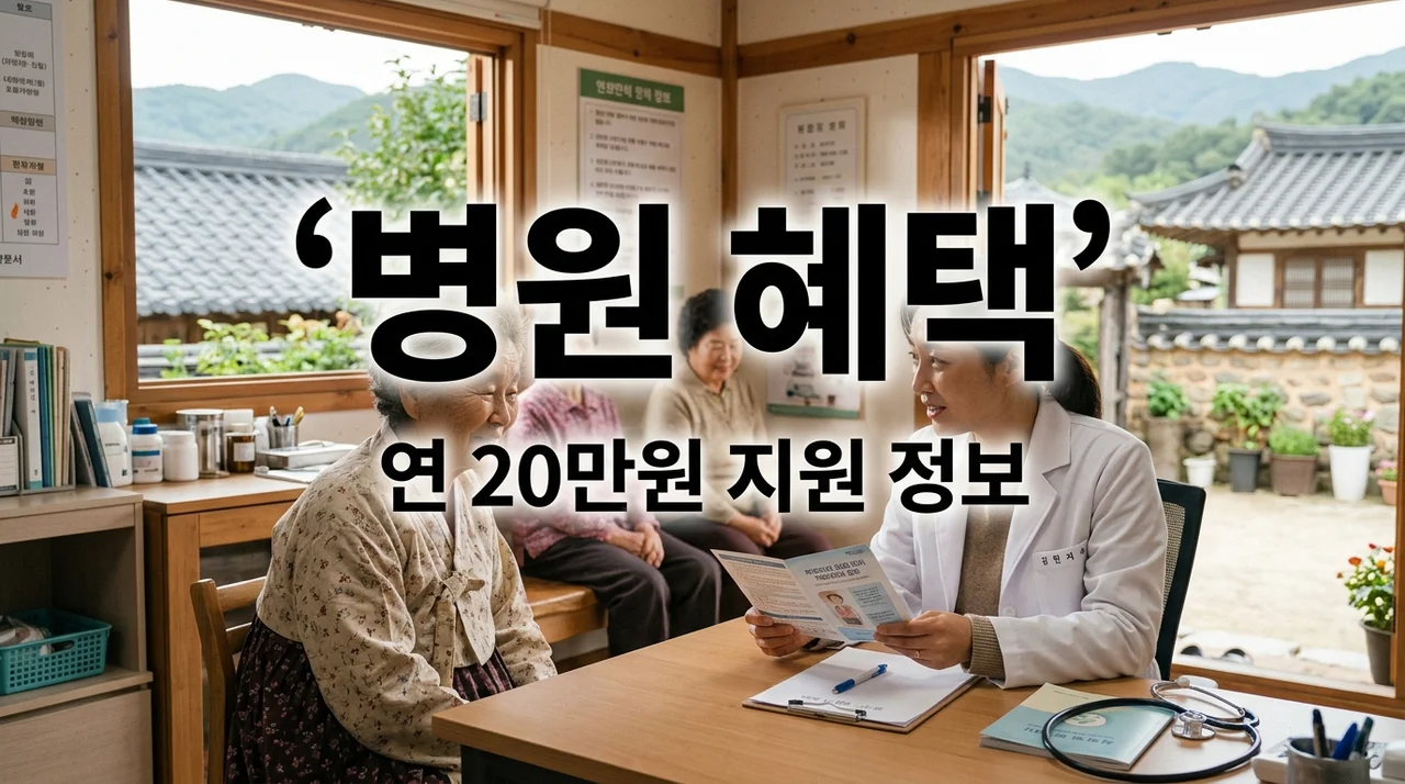 화순군 병원 이용 꿀팁: 진폐 환자 독거 세대 연 20만원 지원