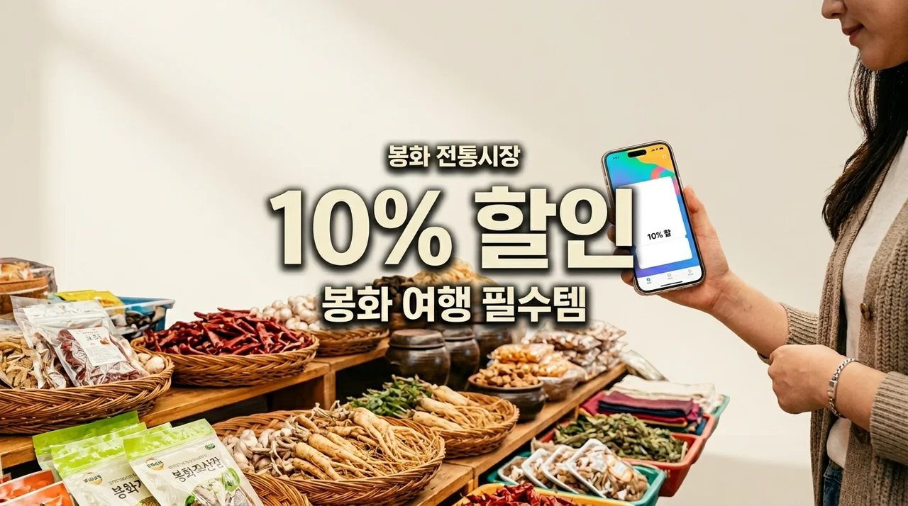 봉화 여행 장보기 필수템! 봉화사랑상품권 10% 할인받고 1만원 더 버는 법