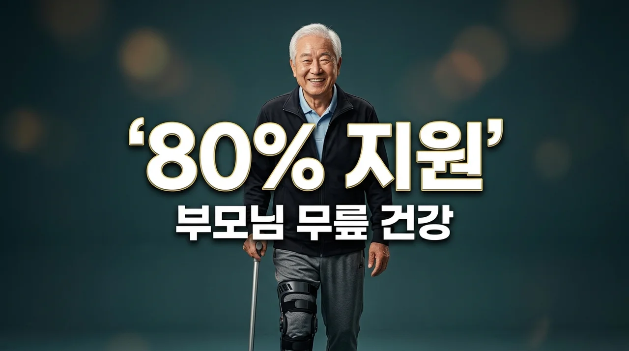 부모님 무릎 건강, 국가가 80% 쏩니다! 어르신 보조기구 지원 신청법