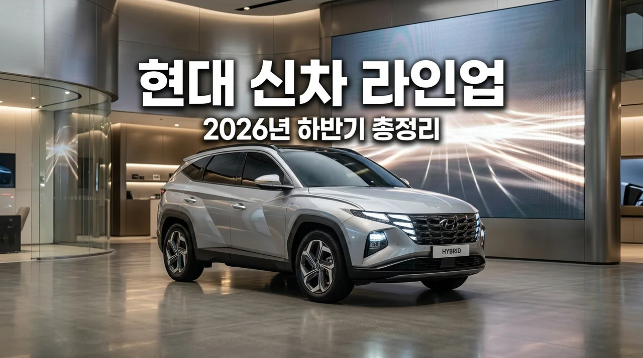 2026년 하반기 현대차 신차 라인업 총정리! 구매 대기자 필독