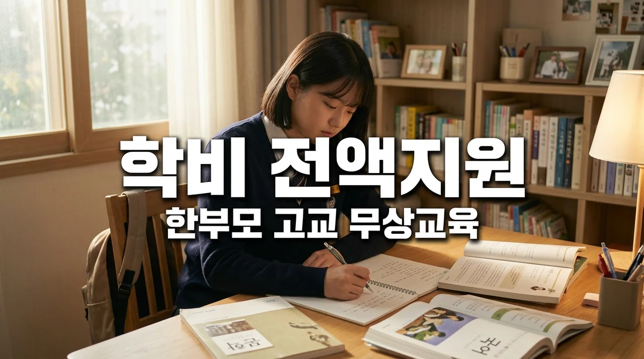 한부모가족 고교 수업료 지원 대상 및 2026 무상교육 혜택 총정리