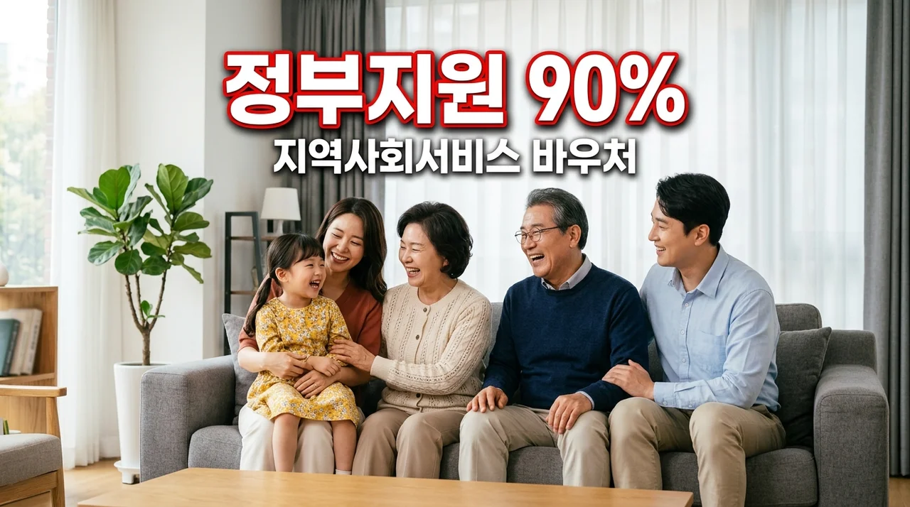 정부 지원 90% 지역사회서비스 바우처 신청 방법 및 자격 조건 총정리