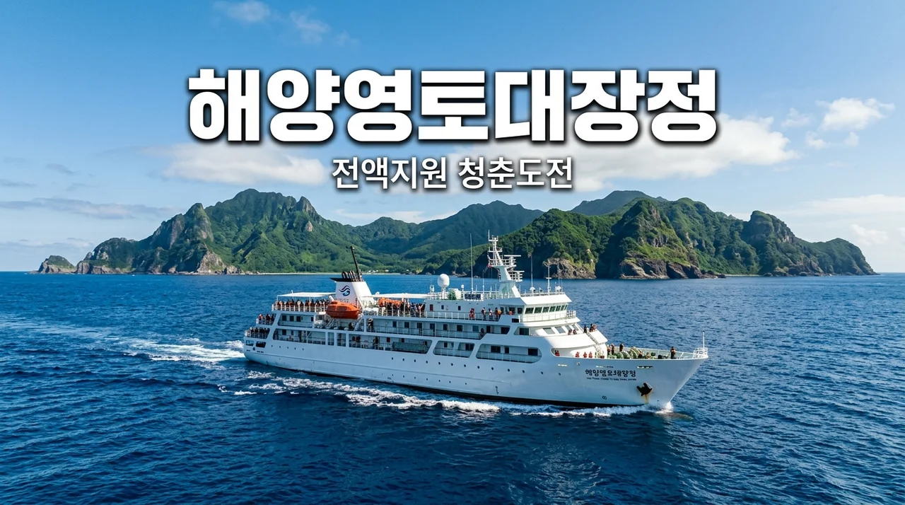 해양영토 대장정 신청 방법 및 전액 지원 합격 꿀팁 총정리