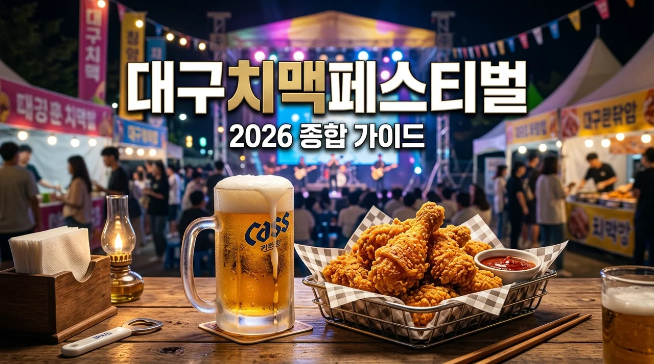 2026 대구치맥페스티벌 일정 라인업 예약 꿀팁 총정리