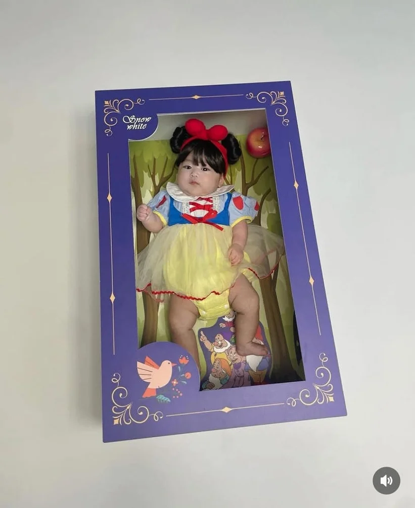 툴리툴리 백설공주 아기 셀프 촬영 드레스 대여 50일 백일 100일 돌상 소품 컨셉 의상 상세 이미지 5