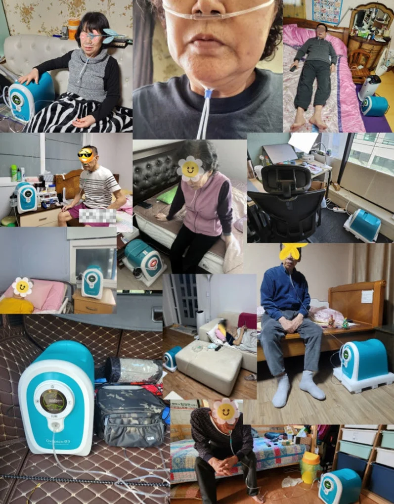 의료용 산소발생기 가정용 산소호흡기 휴대용 산소캔 산소통 마스크 대여 렌탈 오투메디 상세 이미지 6