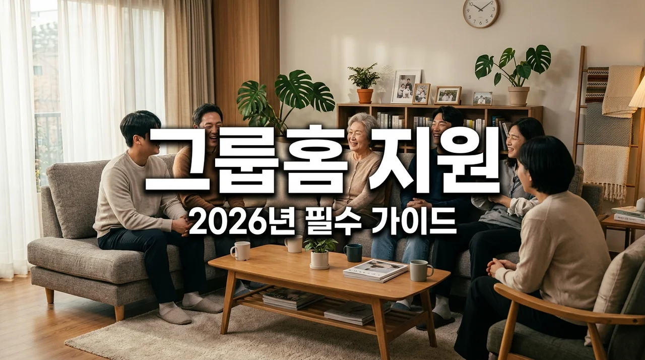 2026년 아동 공동생활가정(그룹홈) 지원 대상 및 인건비 신청 가이드