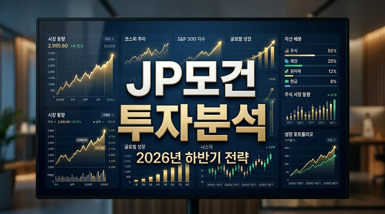 JP모건 투자전망 분석: 2026년 하반기 핵심 전략과 시장 변화