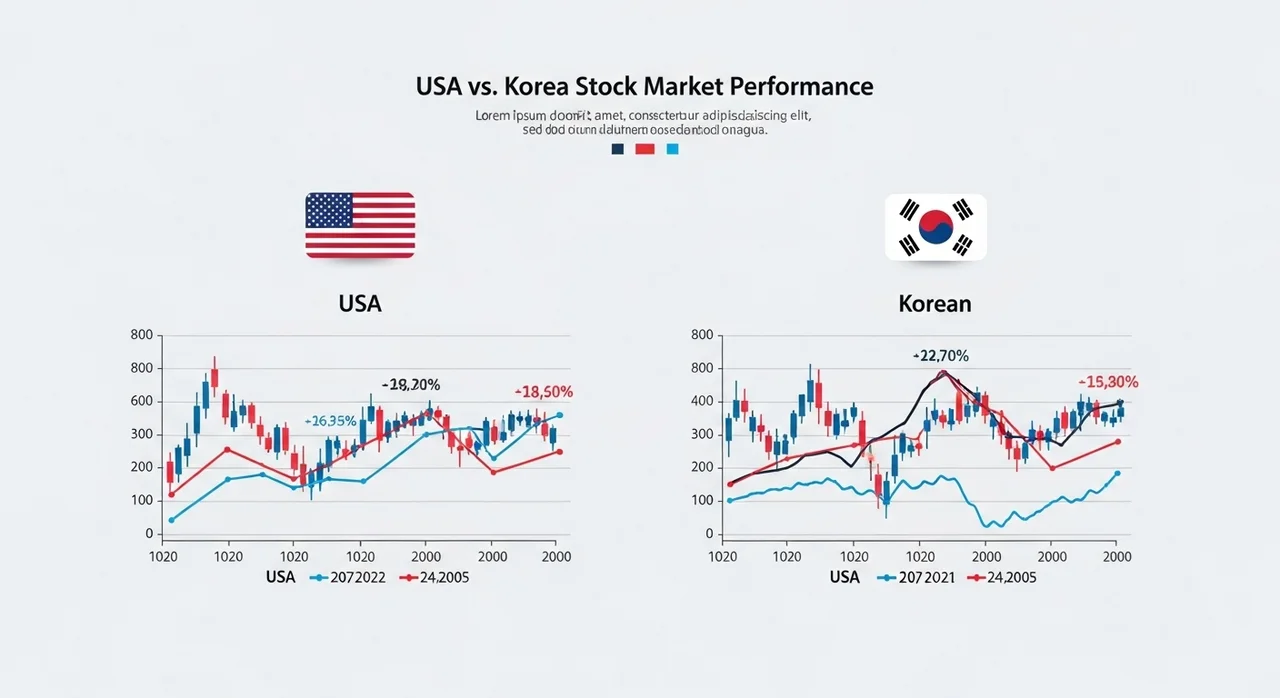 미국 주식 vs 한국 주식 전략 비교