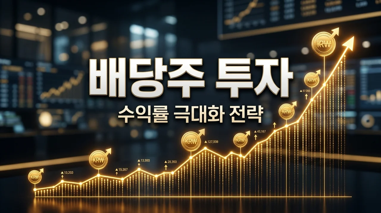 배당률 높은 국내주식 추천, 안정적 현금흐름 만드는 투자 전략