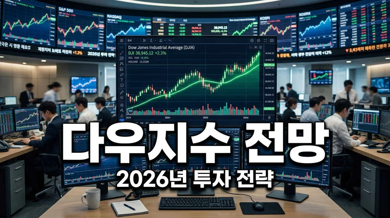 다우지수 전망 분석, 금리 인하와 2026년 하반기 투자 전략 총정리