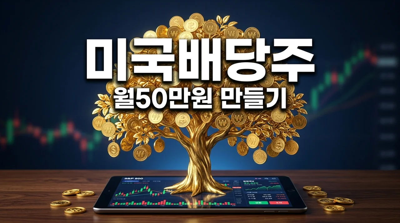 미국 배당주 추천 TOP 5, 월 50만원 배당 소득 만드는 포트폴리오 가이드