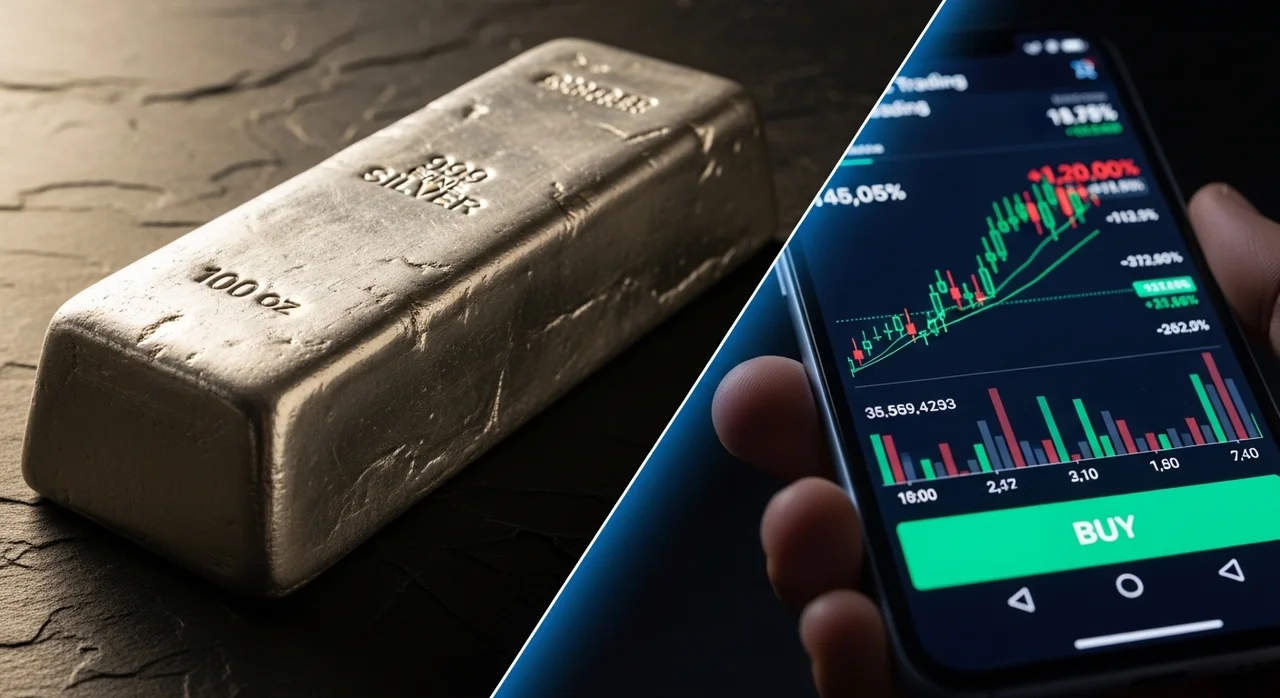 실물 은 vs SLV 은 ETF, 나에게 맞는 투자법은?