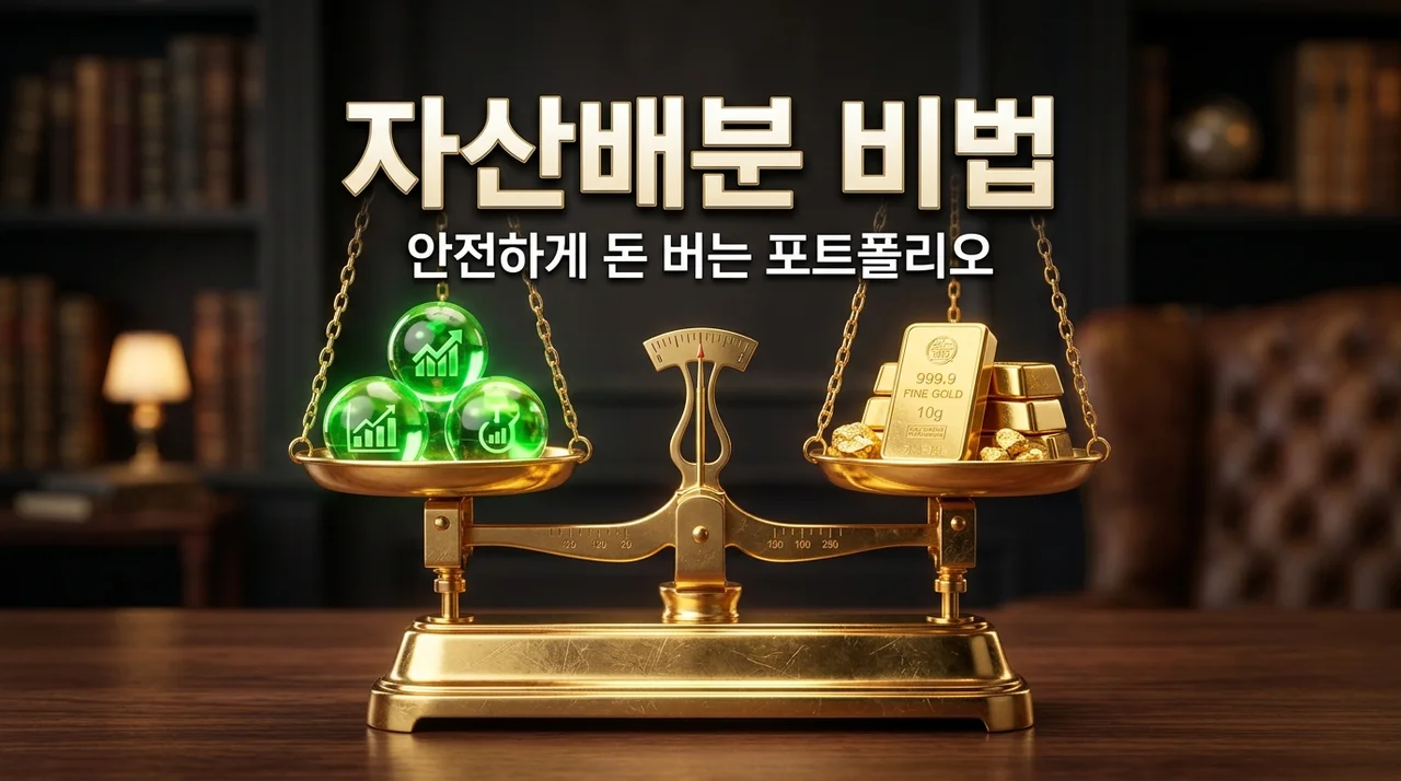 자산배분 포트폴리오 짜는 법: 하락장에도 안전한 황금 비율 3선