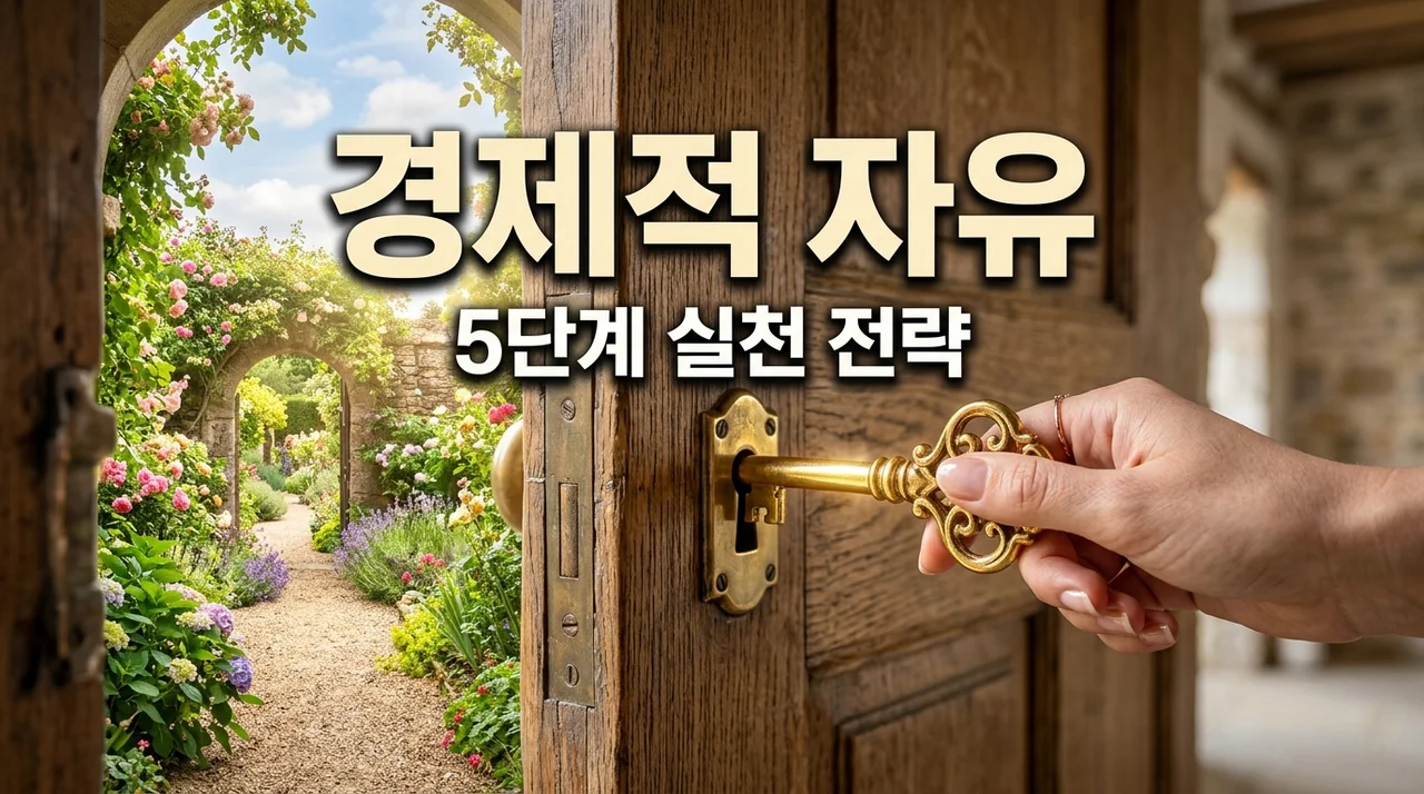 경제적 자유 달성법, 평생 돈 걱정 끝내는 5단계 핵심 실천 전략
