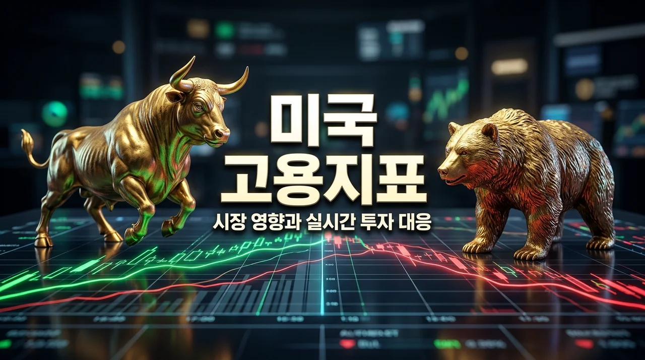 미국 고용지표 발표 영향과 분석법! 금, 비트코인, 주가 향방은?