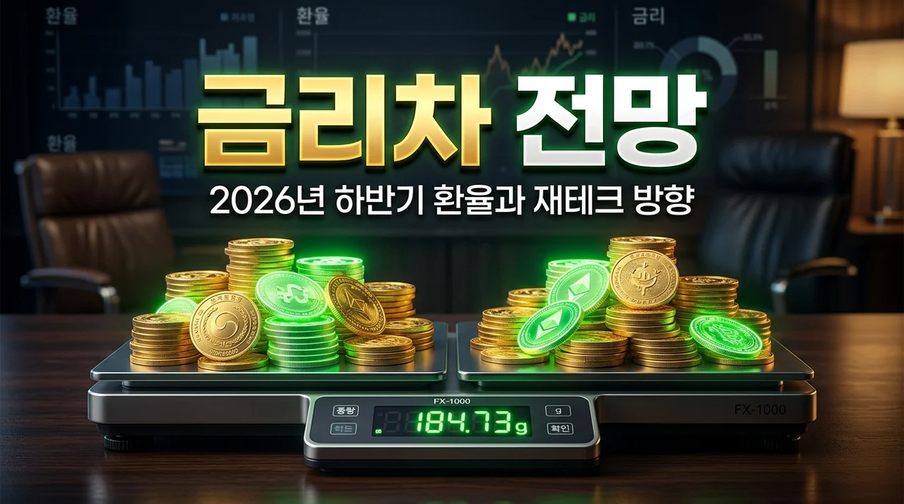 국제 금리차 전망과 환율 영향: 2026년 하반기 재테크 생존 전략