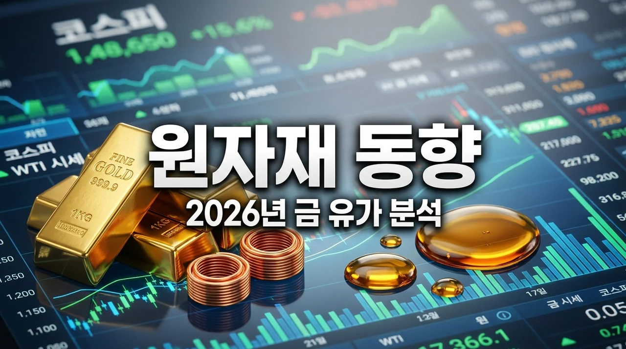 국제 원자재 시장 동향 및 2026년 주요 자산 가격 전망