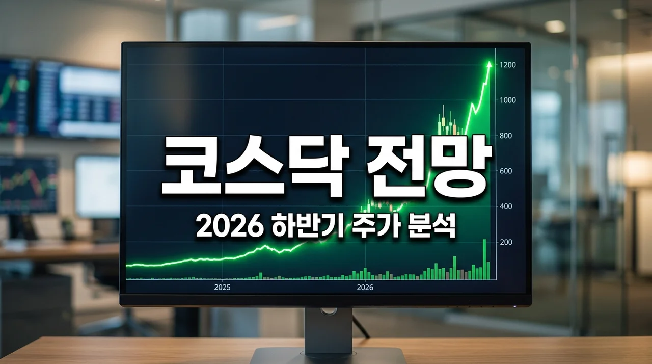 코스닥지수 전망, 2026년 하반기 반등할까? 주가 변동 요인과 핵심 유망 업종 분석