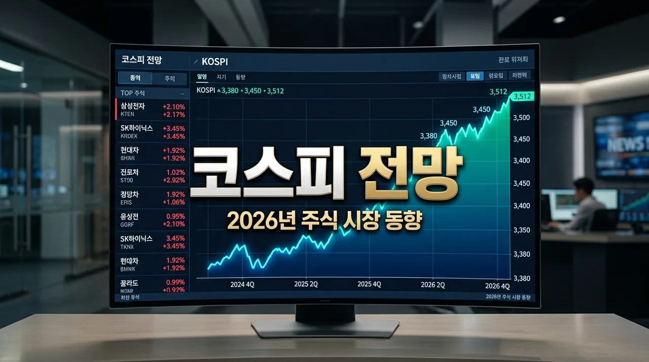 코스피지수 동향 분석 및 2026 하반기 국내 주식 시장 전망