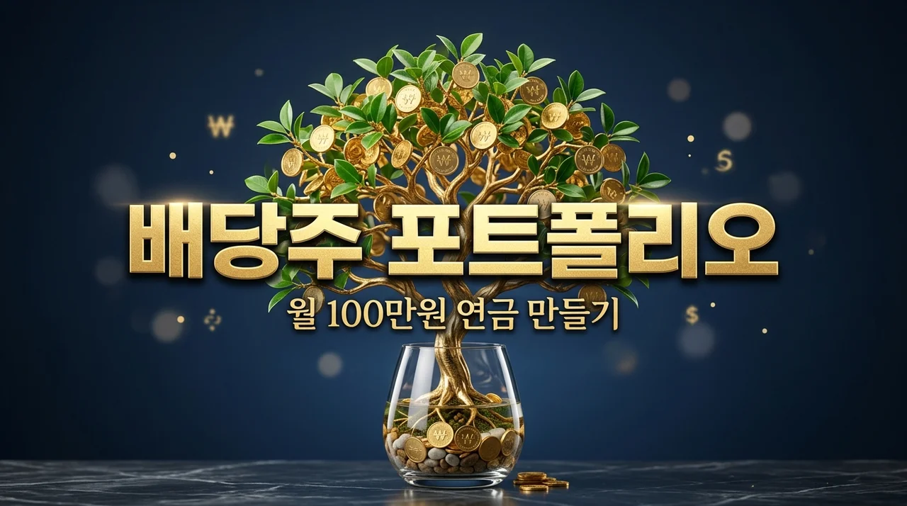 배당주 중심 포트폴리오 짜는 법! 월 100만 원 만드는 황금 비율