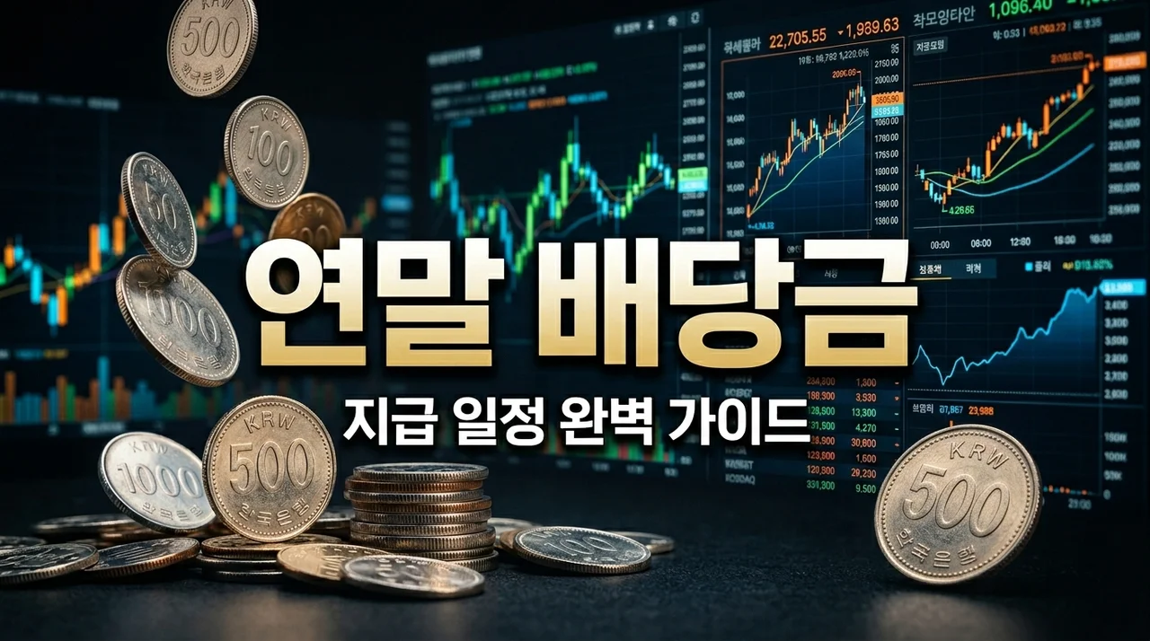 연말 배당금 지급 일정 총정리, 달라진 배당일과 내 통장 입금일은?