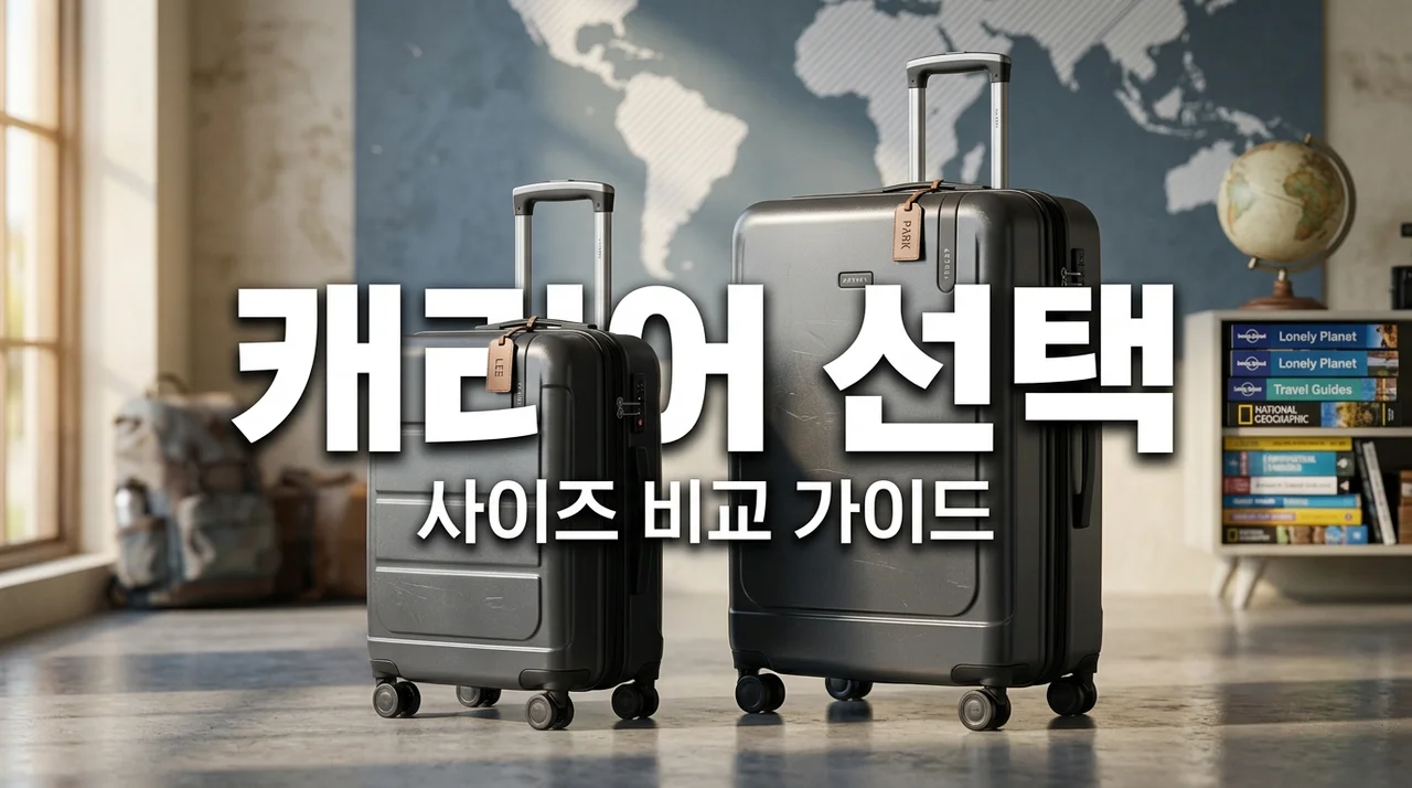 캐리어 사이즈 추천 20인치 기내용 24인치 수하물용 선택 가이드