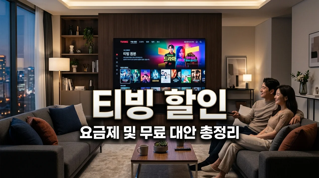 티빙 요금제 가격 할인 꿀팁 및 한달 무료 대안 총정리 (2026 최신)