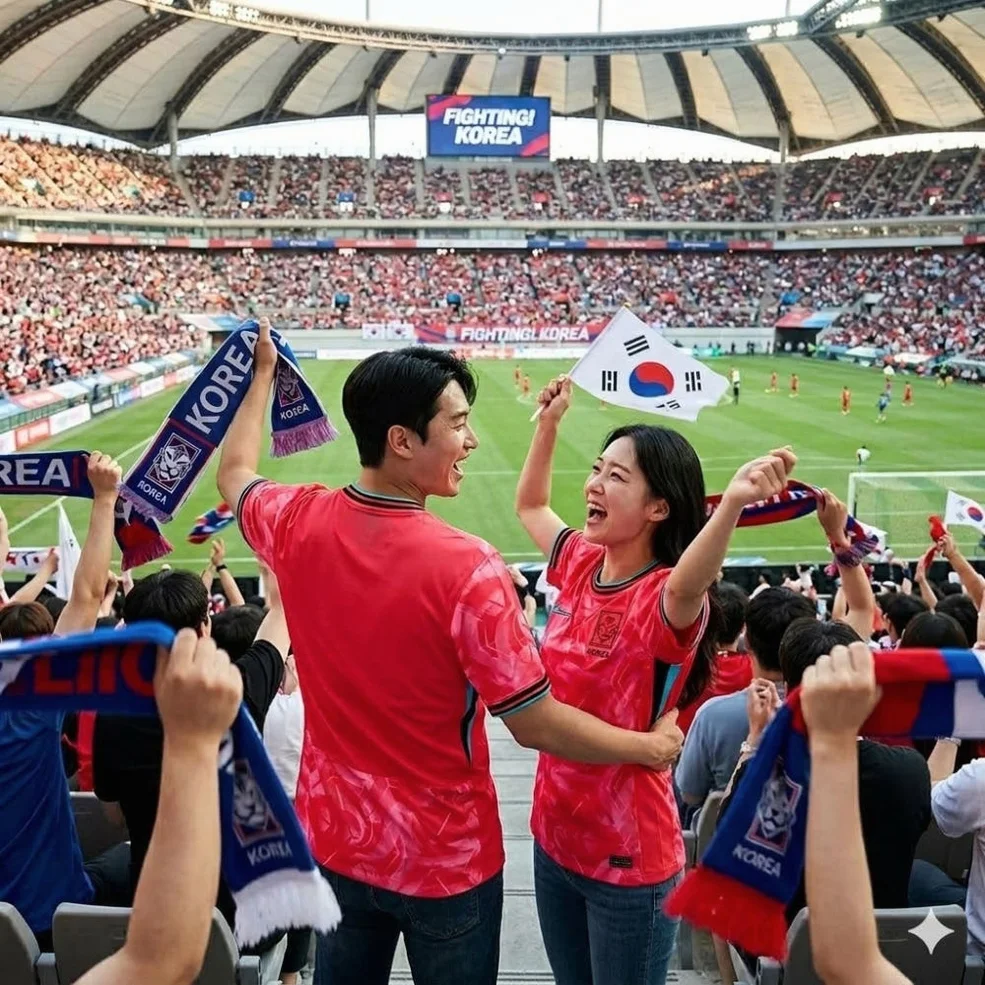 나이키 드라이핏 대한민국 국대 유니폼 커플 응원복 축구복 반팔 티셔츠 레드 상세 이미지 6