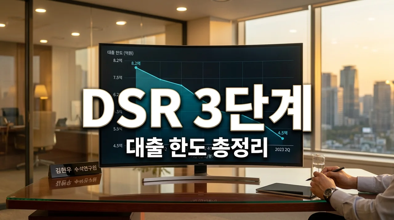 스트레스 DSR 3단계 시행, 대출 한도 계산과 금리는?