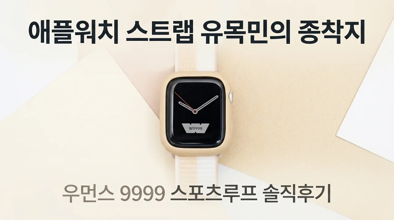 애플워치 스트랩 유목민 종착지, 우먼스9999 스포츠루프 솔직 후기