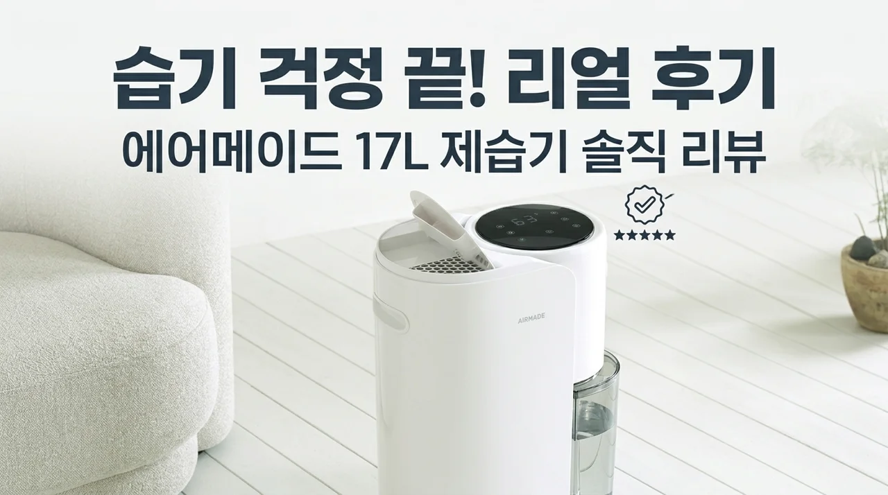 에어메이드 17L 제습기, 습기 고민 끝내는 솔직 후기