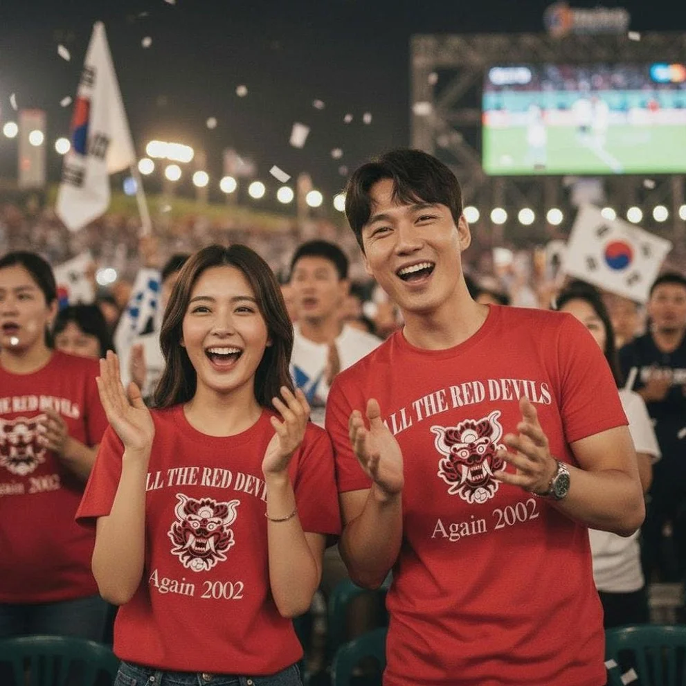 2026 월드컵티셔츠 붉은악마티셔츠 응원티 가족 단체복 반팔 상세 이미지 9