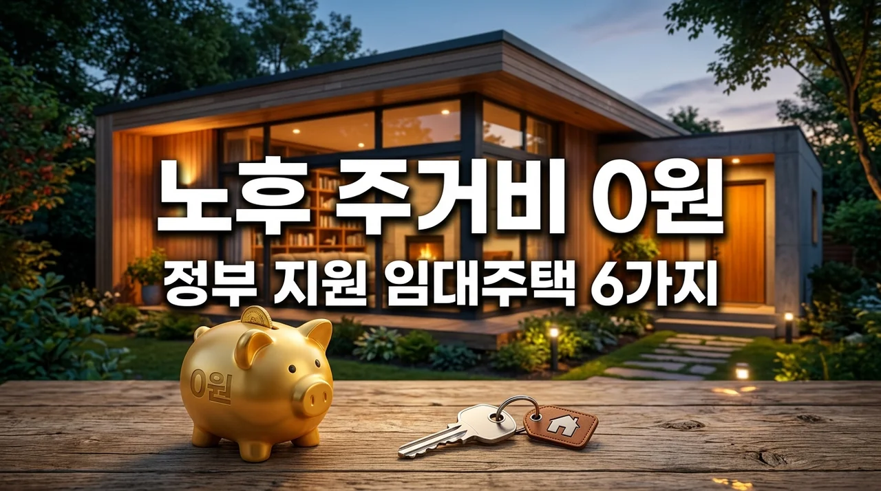 노후 주거비 0원 만드는 정부 지원 임대주택 6가지 총정리