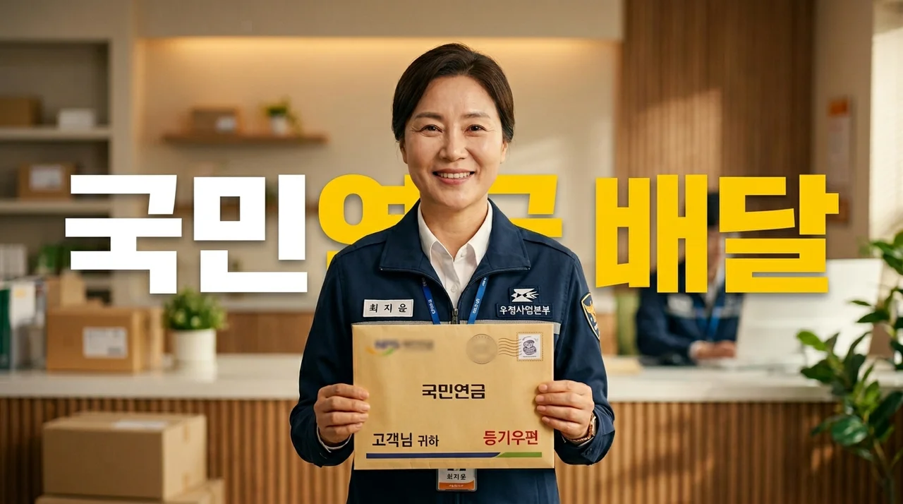 국민연금, 집배원이 직접 현금 배달? 안심배달 서비스 총정리