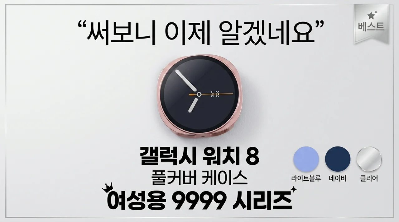 갤럭시워치8 풀커버 케이스, 우먼스9999 써보니 알겠네요