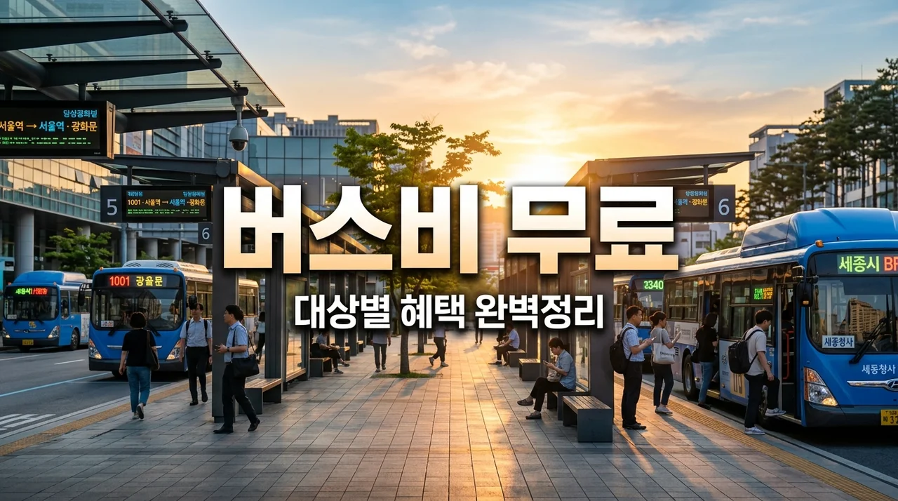 6월 버스비 무료 전면 시행: 청소년·어르신 교통복지 가이드