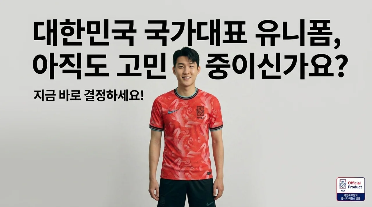대한민국 국가대표 유니폼, 아직도 고민 중이신가요?