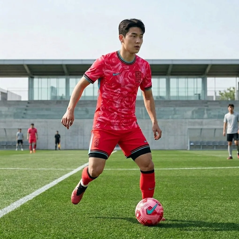 [국내매장판] 나이키 대한민국 축구 국가대표팀 유니폼 반팔 티셔츠 코리아 저지 레드, 110(XXL) 상세 이미지 7