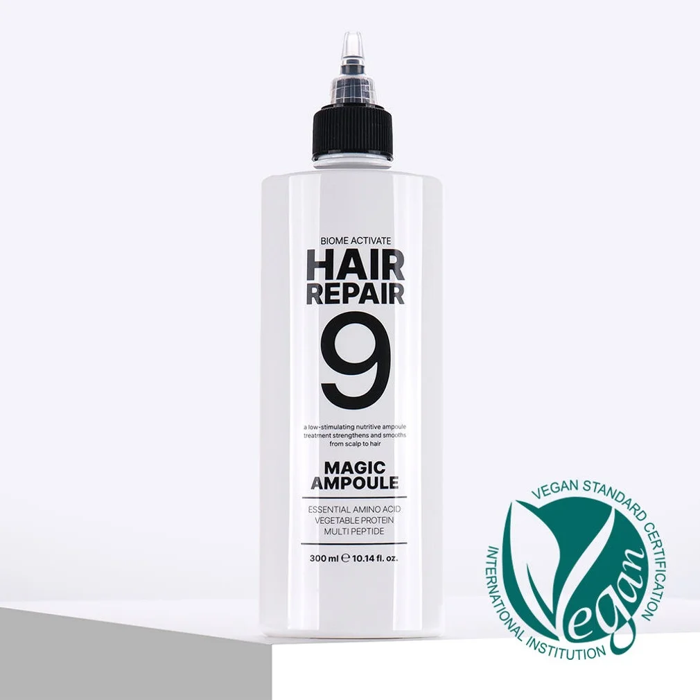 [바액] 헤어리페어9 매직앰플 [300ml] 9초물미역 9초완성 워터트리트먼트 물미역머릿결 초극손상모 올인원 탈모완화 스팀팩 상세 이미지 4