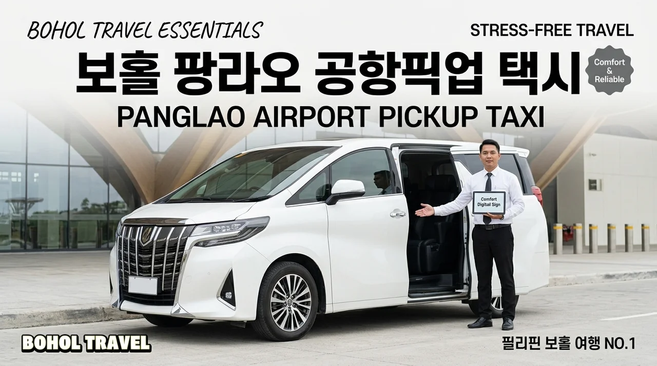 보홀 여행 필수템, 팡라오 공항 픽업 택시로 스트레스 제로 여행법