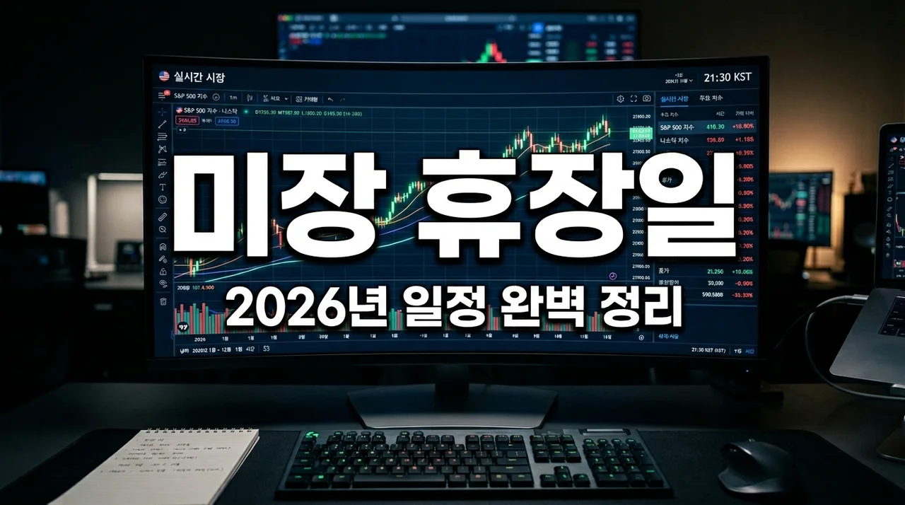 2026년 미장 휴장일 총정리: 미국 주식 투자 전 필수 체크리스트