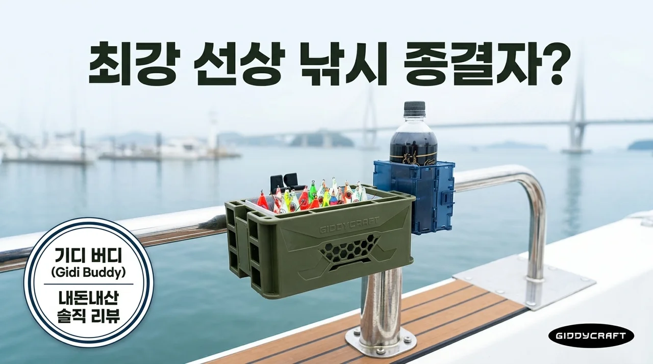 선상낚시 끝판왕? 기디버디 멀티 거치대 내돈내산 솔직후기