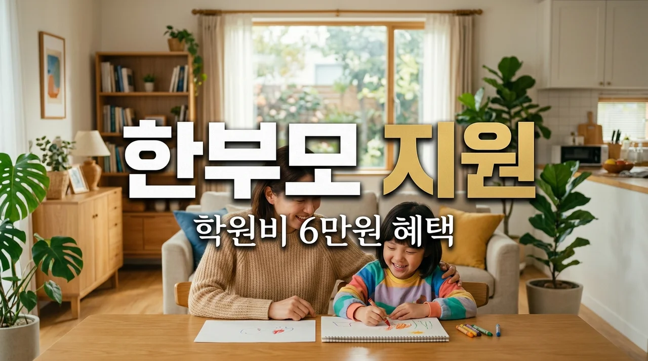 한부모가족 신청방법 및 자녀 1인당 월 6만원 학원비 지원 혜택 정리